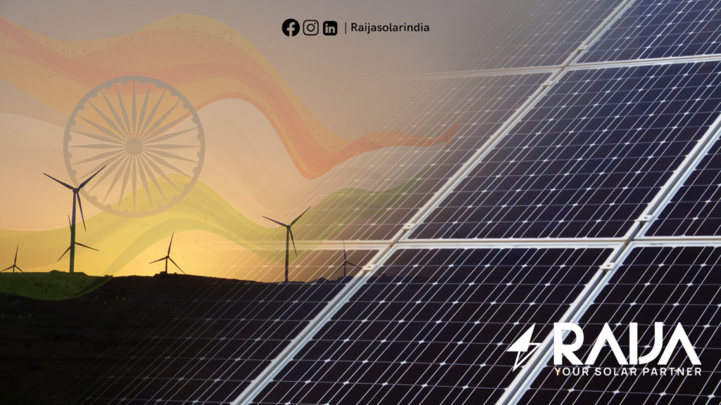 The role of solar energy in India's energy mix and future energy goals